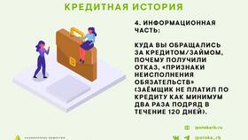 Почему отказывают из-за кредитной истории в ОБИ
