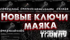 Тарков: ключи карт и что они открывают в ОБИ