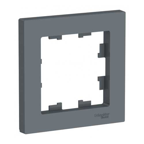 Рамка Schneider Electric AtlasDesign 1-ая Грифель в ОБИ