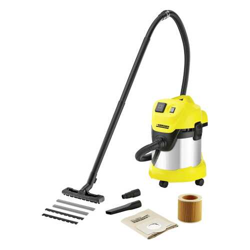 Строительный пылесос Karcher WD 3 P Premium Yellow 1.629-891.0 в ОБИ