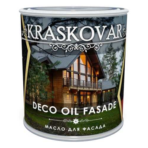 Масло для фасада Kraskovar Deco Oil Fasade Можжевельник 2,2л в ОБИ