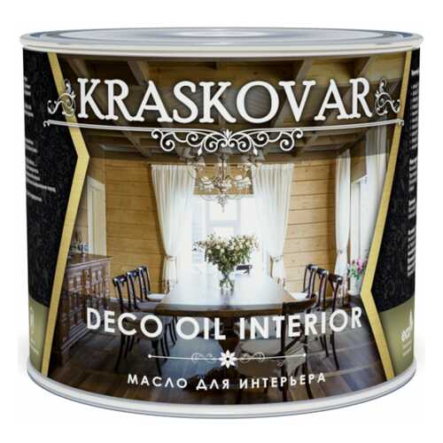 Масло для интерьера Kraskovar Deco Oil Interior Бамбук 2,2л в ОБИ