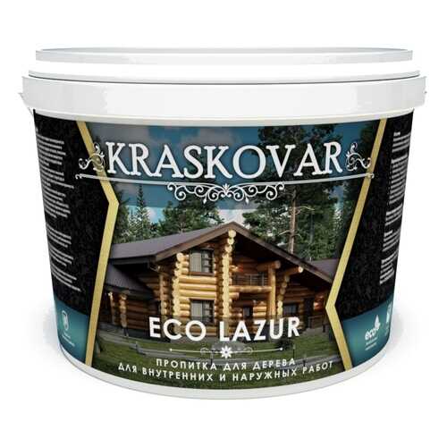 Пропитка для дерева Kraskovar Eco Lazur Дуб 0,9 л в ОБИ