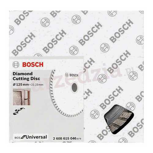 Диск алмазный отрезной Bosch ECO Univ,Turbo 125-22,23 2608615046 в ОБИ