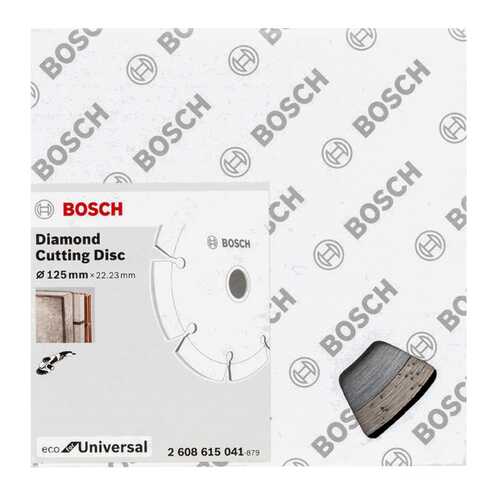 Диск алмазный отрезной Bosch ECO Universal 125-22,23 2608615041 в ОБИ