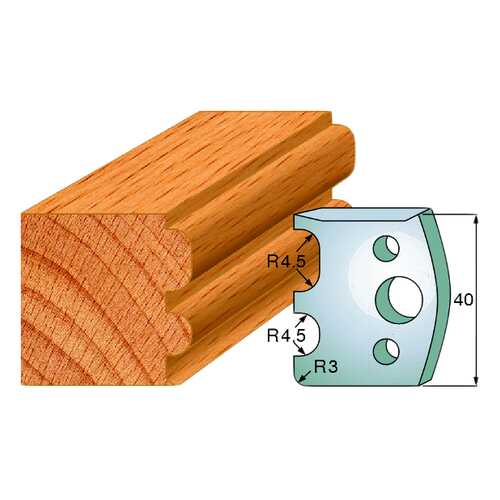 Комплект из 2-х ножей 40x4 SP CMT 690.007 в ОБИ