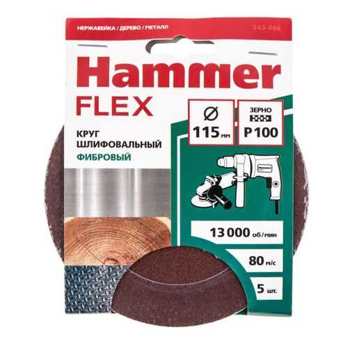 Круг фибровый HAMMER 243-006 в ОБИ