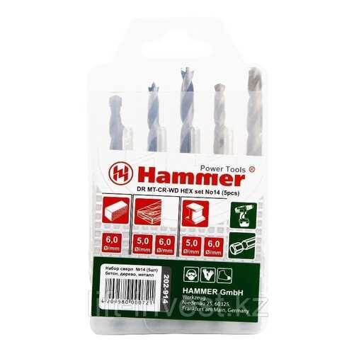 Набор сверл Hammer 202-914 DR набор No14 37082 в ОБИ